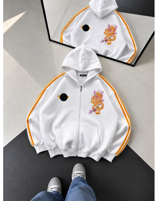 DRAGON KAPÜŞONLU ADD LOGOLU HIRKA