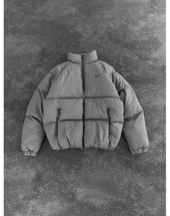 PREMİUM PUFFER ŞİŞME MONT GRİ