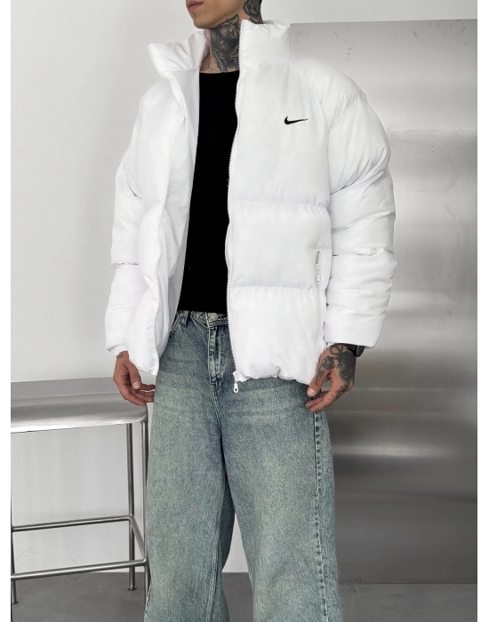 PREMİUM PUFFER ŞİŞME MONT BEYAZ