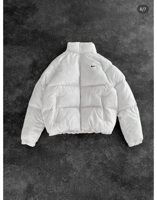 PREMİUM PUFFER ŞİŞME MONT BEYAZ