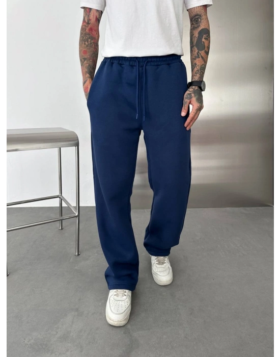 BASİC ŞARDONLU BAGGY EŞOFMAN LACİVERT