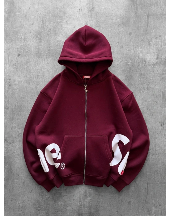 SUPREME ŞARDONLU HIRKA BORDO