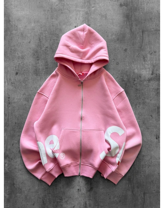 SUPREME ŞARDONLU HIRKA PEMBE