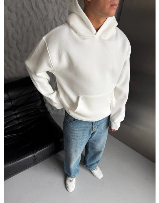 ANGEL ŞARDONLU SWEATSHİRT BEYAZ