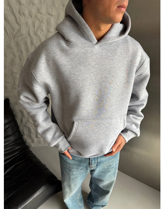 ANGEL ŞARDONLU SWEATSHİRT GRİ