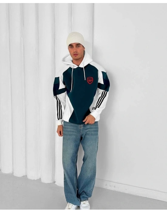 ARS Şardonlu Unisex Sweatshirt - Yeşil