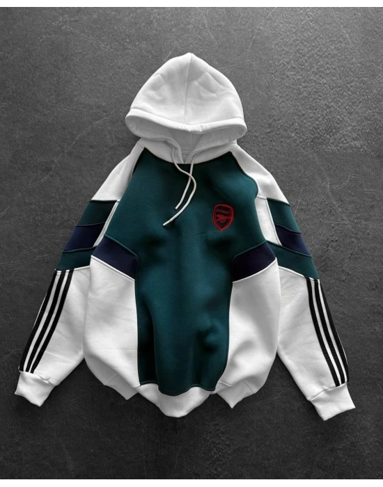 ARS Şardonlu Unisex Sweatshirt - Yeşil