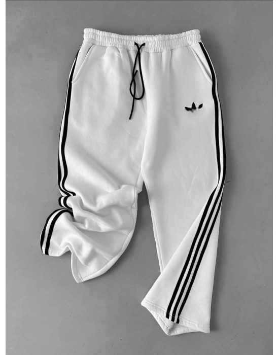 Baggy 3 İplik Eşofman Beyaz