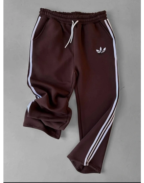 Baggy 3 İplik Eşofman Kahverengi