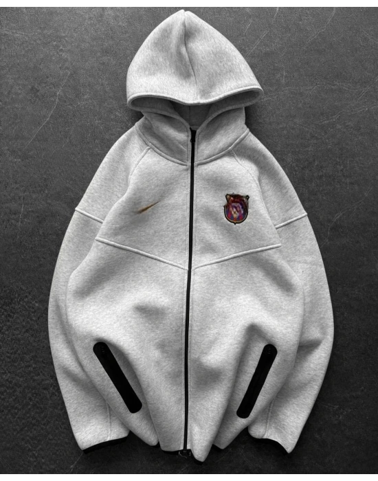 Bc Cepli Tech Unisex Hırka Gri