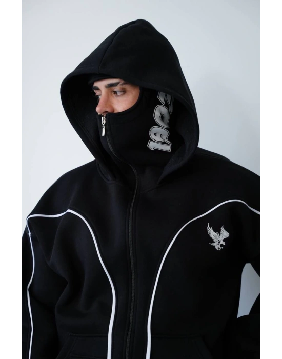BJK Taraftar hoddie Kar Maske Hırka
