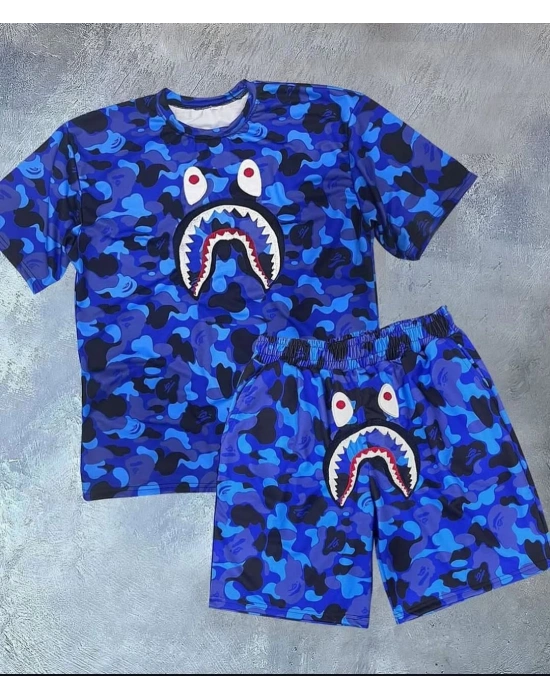 Bp Unisex Şortlu Takım - Mavi