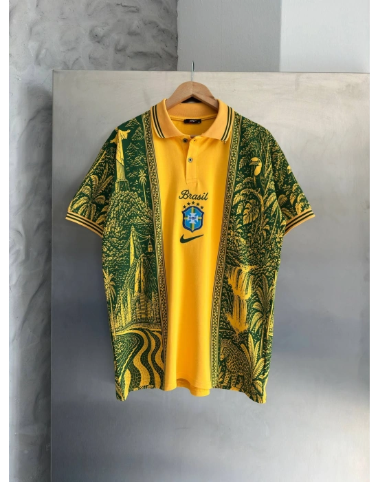 Brasil Polo Yaka Tshırt Sarı