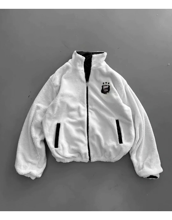 Çift Taraflı Taraftar Unisex Mont - BJK