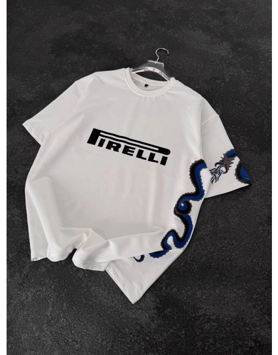 FRL Oversize Unisex Tshirt Beyaz