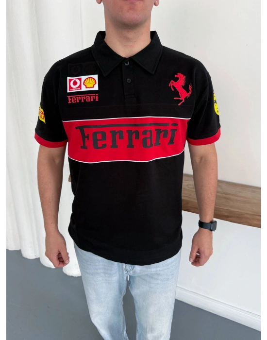 FRR Polo Yaka Tshirt Siyah