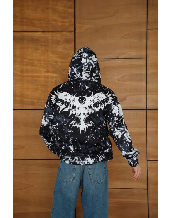 Hoddie Taraftar Kar Maske Unisex Hırka BJK