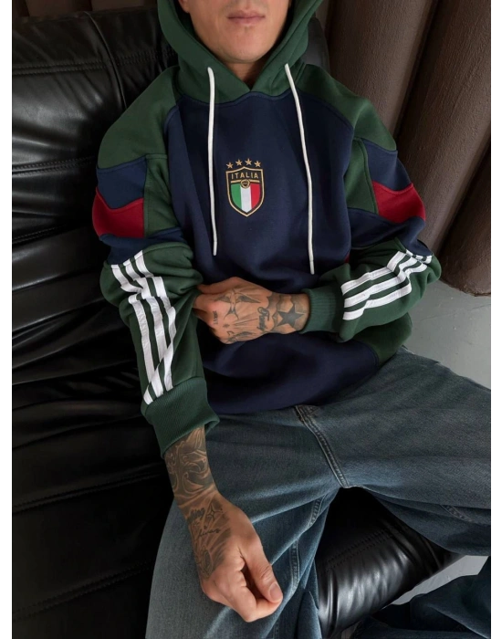 İTL Şerit Detay Oversize Sweatshirt