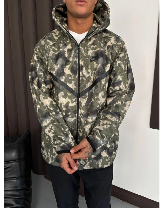 Kamuflaj Tech Unisex Hırka