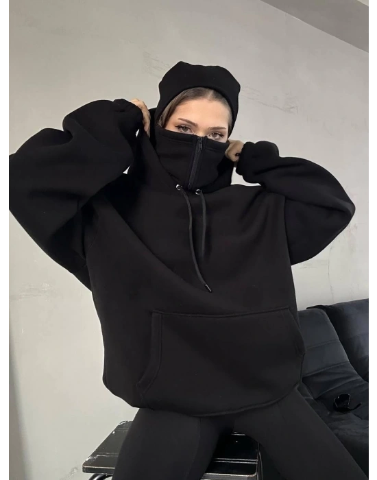 Kar maske Özel Tasarım Sweatshirt