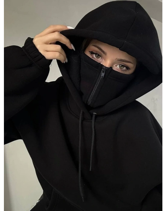 Kar maske Özel Tasarım Sweatshirt