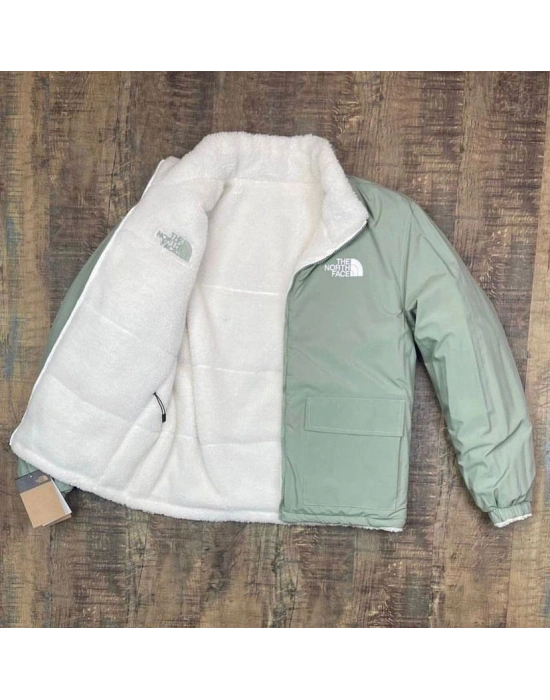 Nf Çift Taraflı Unisex Mont Yeşil