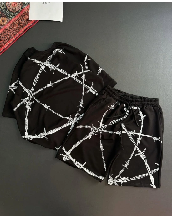 Oversize Şortlu Takım