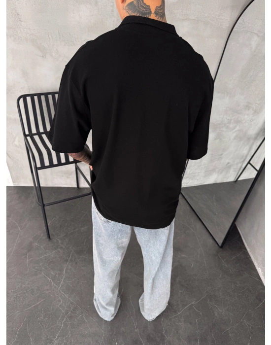 Polo Yaka Nk Tshirt Siyah