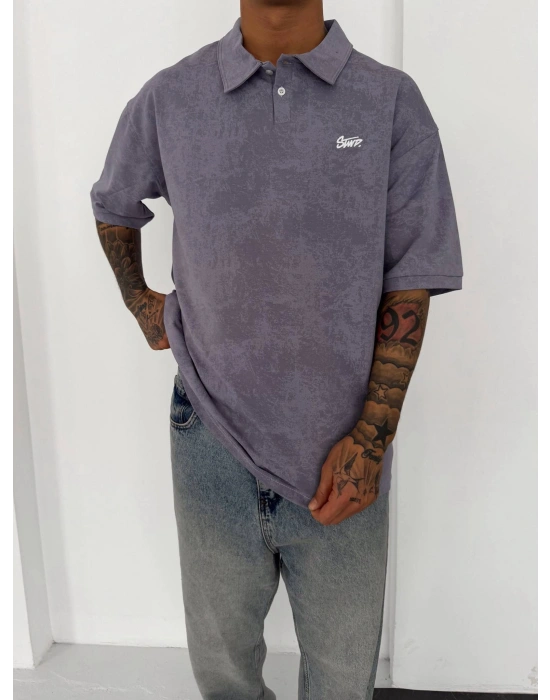 Polo Yaka SW Tshirt Gri