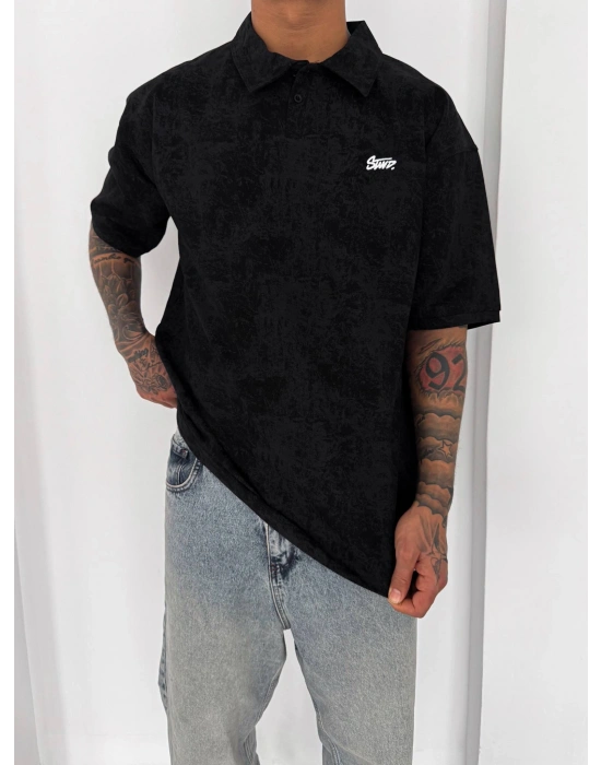 Polo Yaka SW Tshirt Siyah