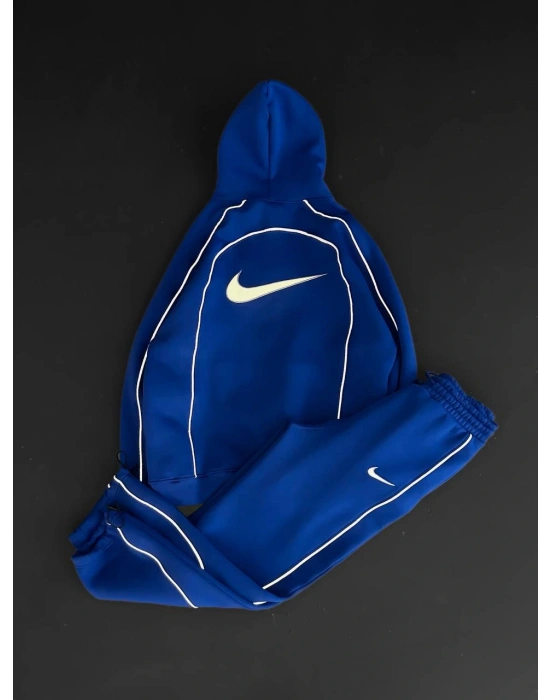 Reflektör Detay Unisex Eşofman Takımı LACİVERT