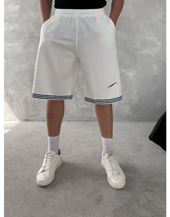 Ribanalı Paç Detay Şort