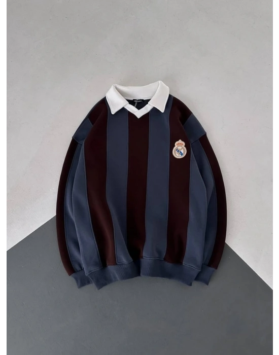 RM Polo Yaka Sweatshirt Lacivert