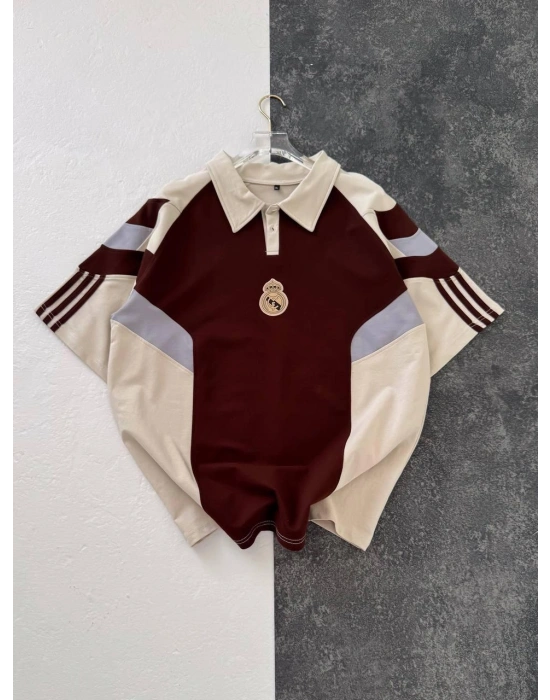 RM Polo Yaka Unisex Tshirt Kahverengi