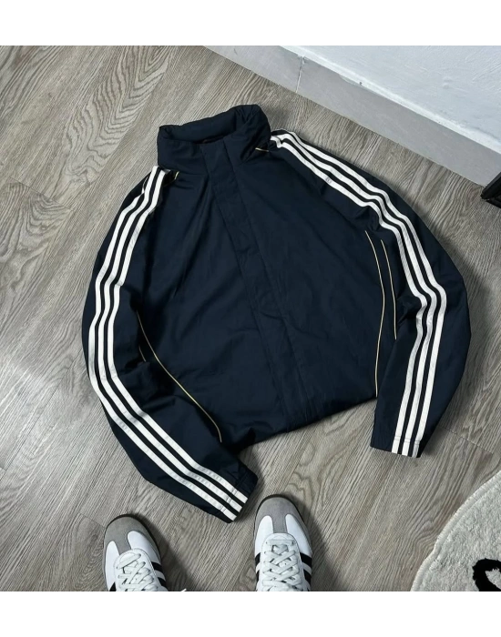 Şeritli Unisex Paraşüt Ceket