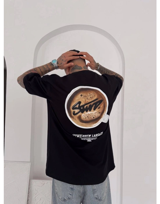 SW Oversize Unisex Tshirt Siyah