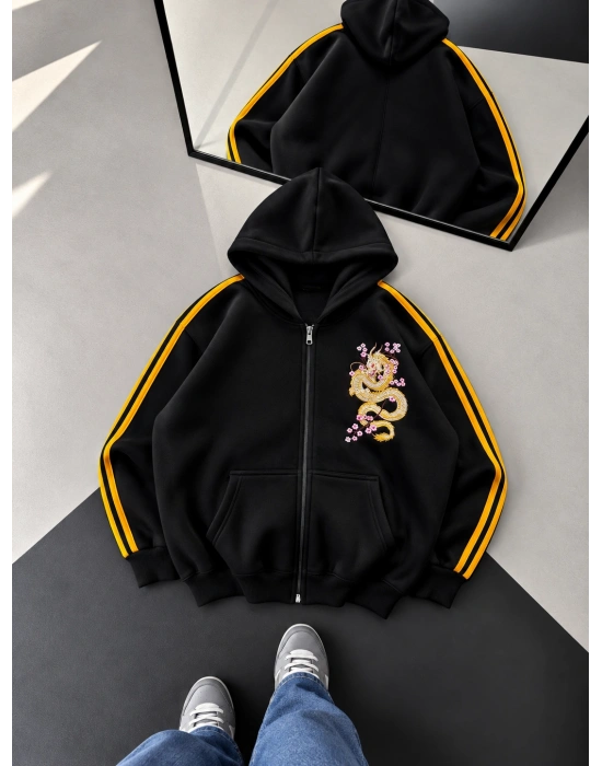 DRAGON KAPÜŞONLU ADD LOGOLU HIRKA