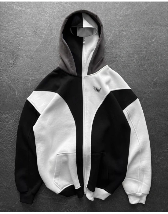 Taraftar Kar Maske Şardonlu Hırka BJK