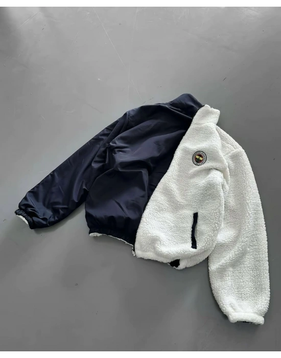 Taraftar Unisex Çift Taraflı Mont