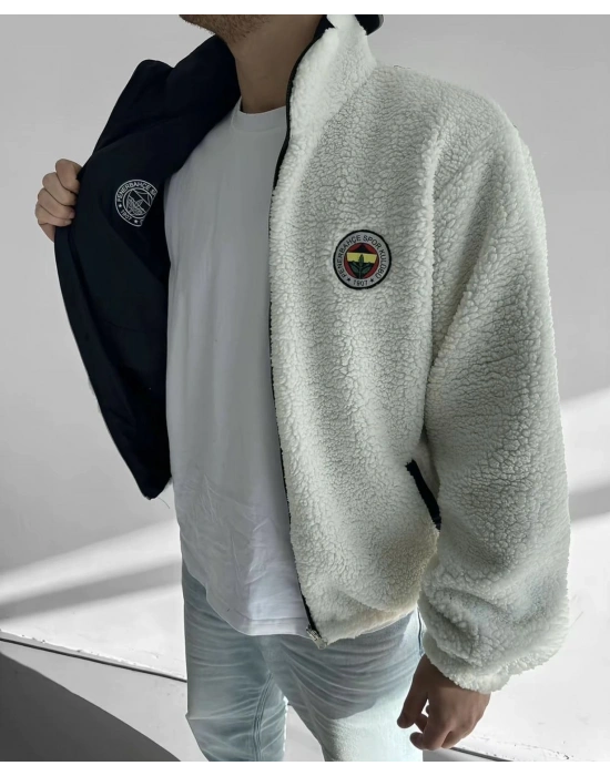 Taraftar Unisex Çift Taraflı Mont