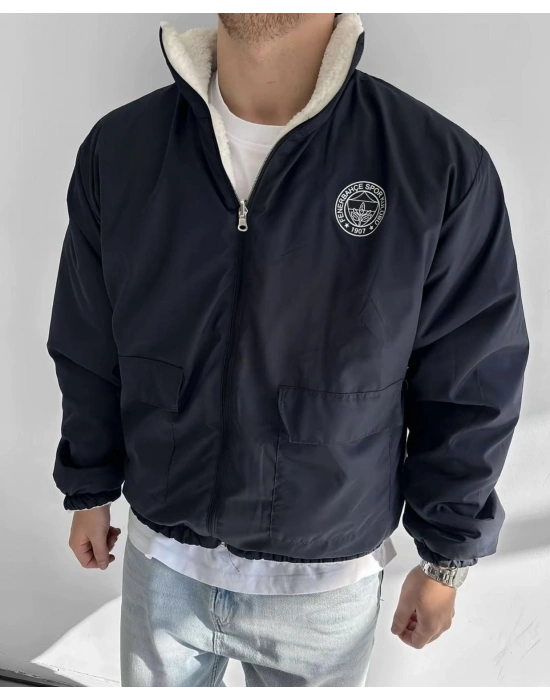 Taraftar Unisex Çift Taraflı Mont