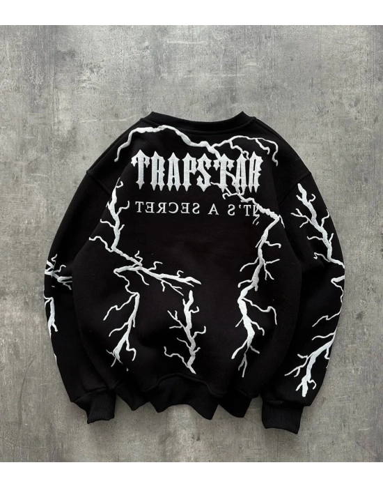 Trap Şardonlu Unisex Sweatshirt