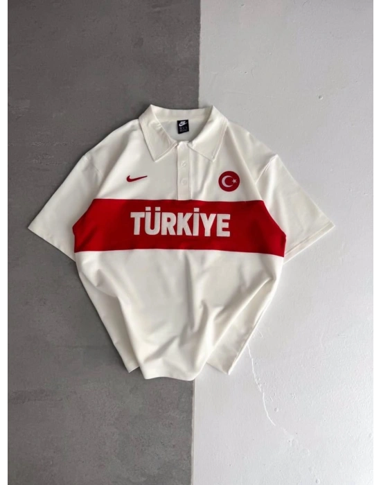 TRK Polo Yaka Tshirt Beyaz
