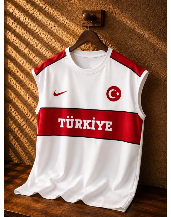 Türkiye Oversize Sıfır Kol Beyaz