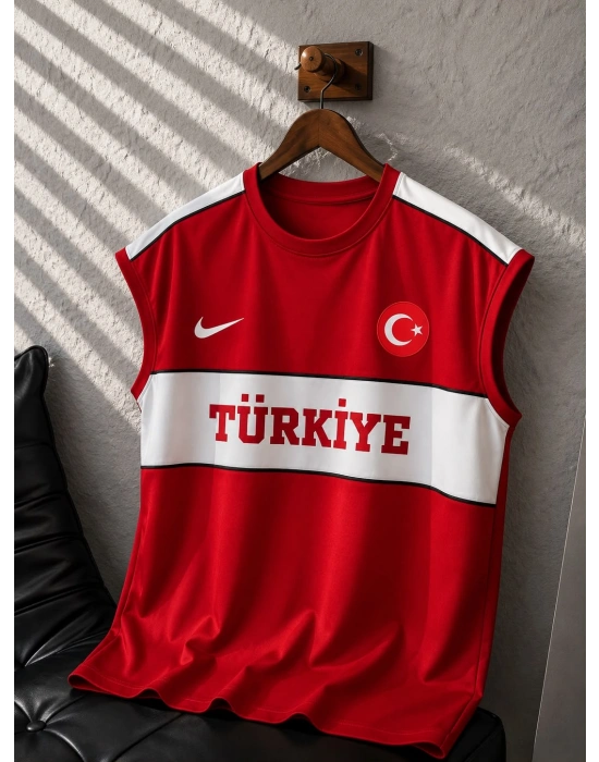 Türkiye Oversize Sıfır Kol Kırmızı