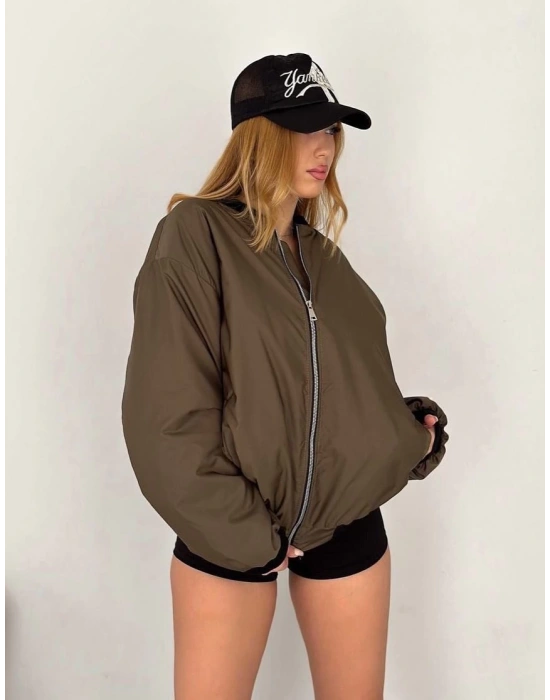 Unisex Bomber Ceket Yeşil