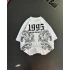1995 Sırt Baskı Oversize Tshirt - Beyaz