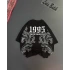 1995 Sırt Baskı Oversize Tshirt - Siyah