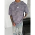 SW Yıkamalı Oversize Unisex Tshirt Gri