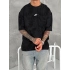Basic Yıkamalı NK Oversize Tshirt Siyah
